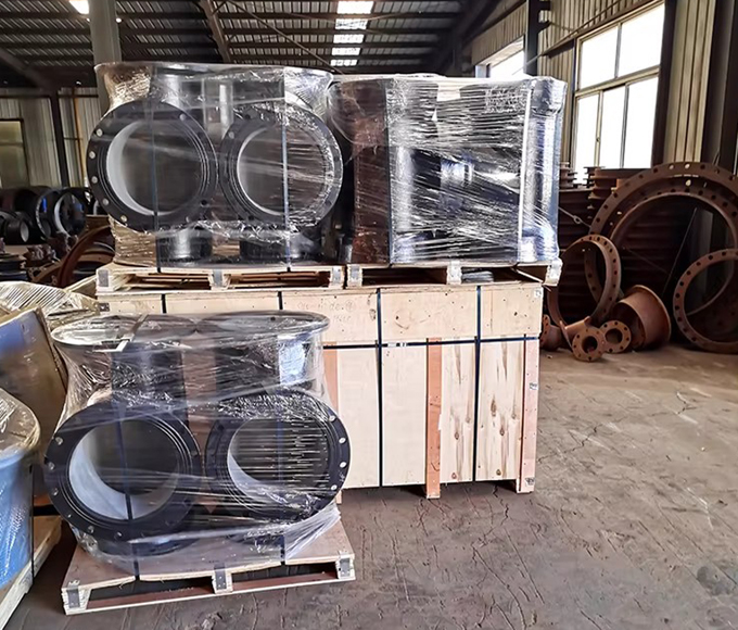 Double Flanged 45° Bend