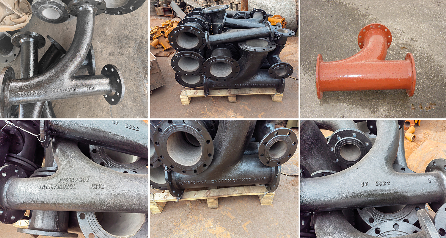 All Flange 45° Lateral Tee