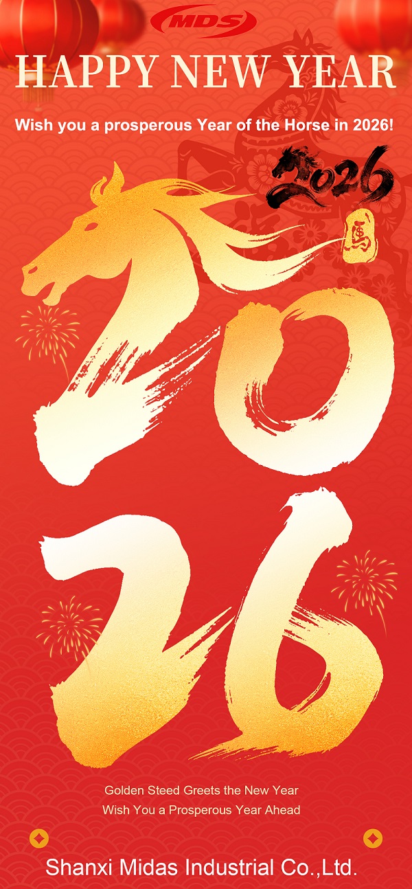 New Year Greetings from Shanxi Midas Industrial Co., Ltd. – Thank You for Your Continued Support