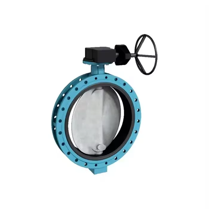U Style flanged butterfly valve
