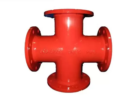All Flanged Cross:  The Hub of The Piping System