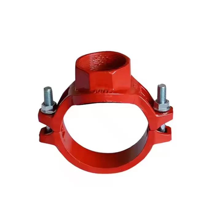 Ductile Cast Iron Tee Grooved Outlet for Fire Fighting