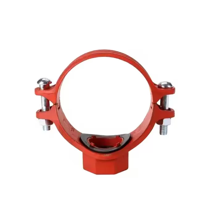 Ductile Cast Iron Tee Grooved Outlet for Fire Fighting