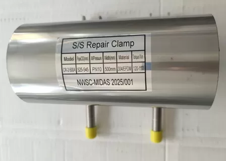 Full SS Repair Clamp for Long-Lasting Pipe Repair